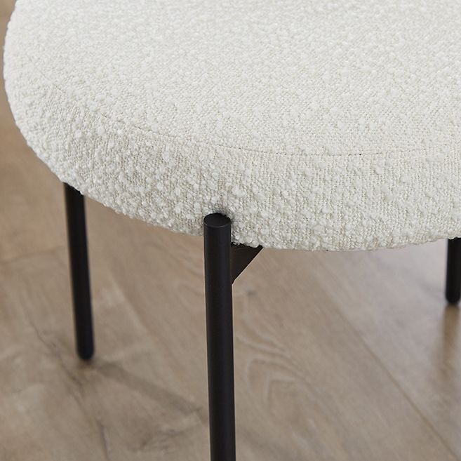 Contemporary Dining Accent Chair Armless Chair with Upholstered