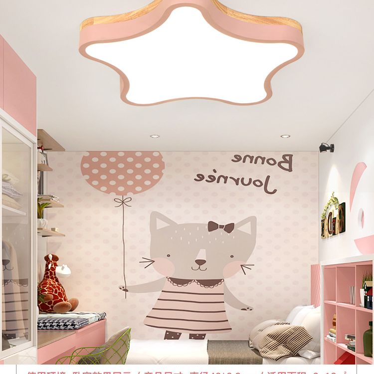 Star Shape SFlush Mount Ceiling Light Fixture Ultra-Contemporary Acrylic Ceiling Light Fixtures