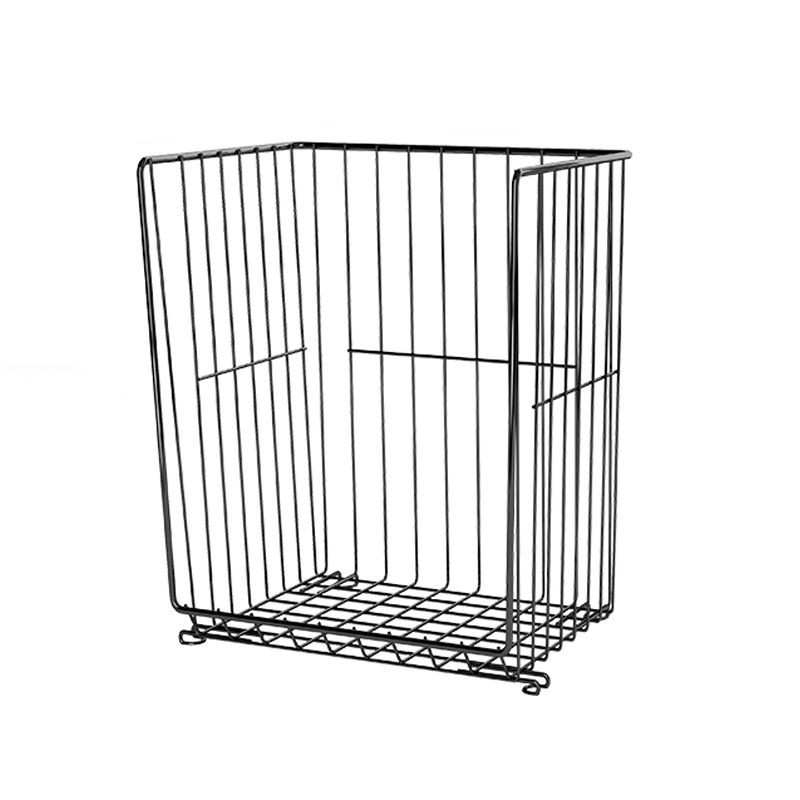 Modern Geometric Bookcase Metal Closed Back Bookcase for Home Office