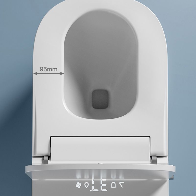 Modern Porcelain Toilet Floor Mounted Siphon Jet All-In-One Toilet Bowl