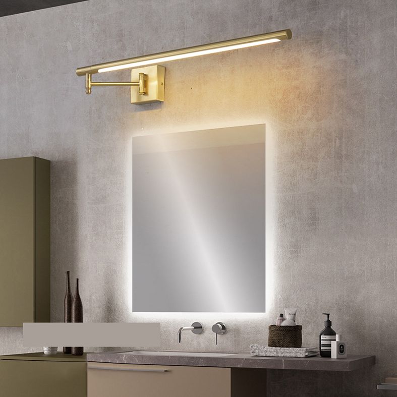 Linear Metal Wall Mounted Lights Modern Wall Mounted Light Fixture for Bathroom