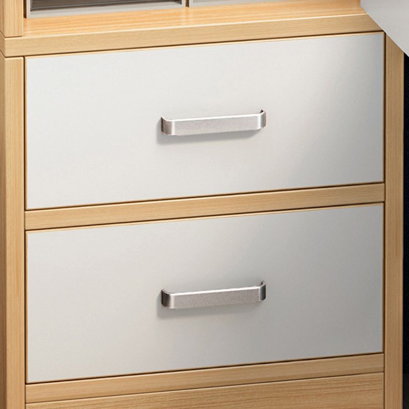 Non-Hanging Storage Cabinet Engineered Wood Cabinet for Bedroom
