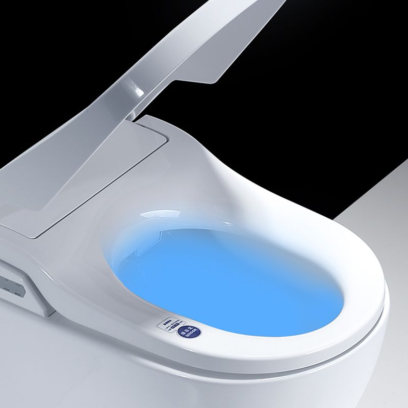 Modern Wall Mounted Bidet Foot Sensor White Temperature Control