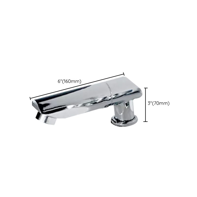 Deck Mounted Copper Roman Tub Faucet Low Arc Roman Tub Filler Trim