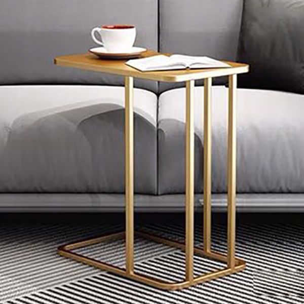 23.83" Tall Contemporary Style Side End Table Metal C Side Table