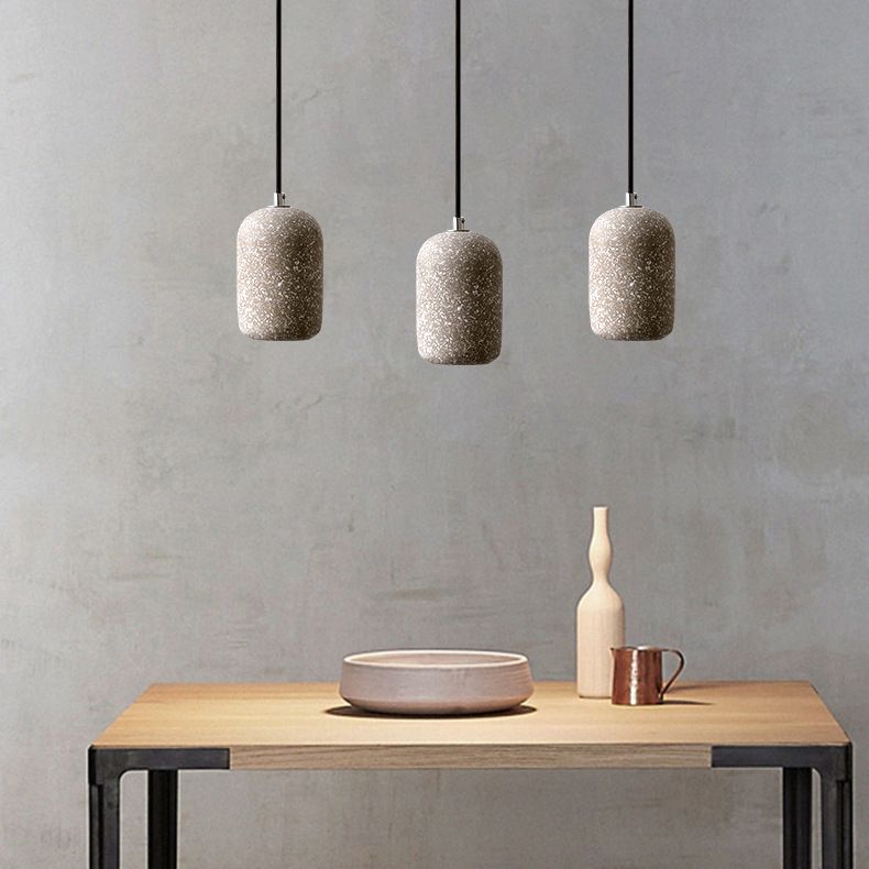 Terrazzo Cylindrical LED MINI LICHING PENDANT MODER