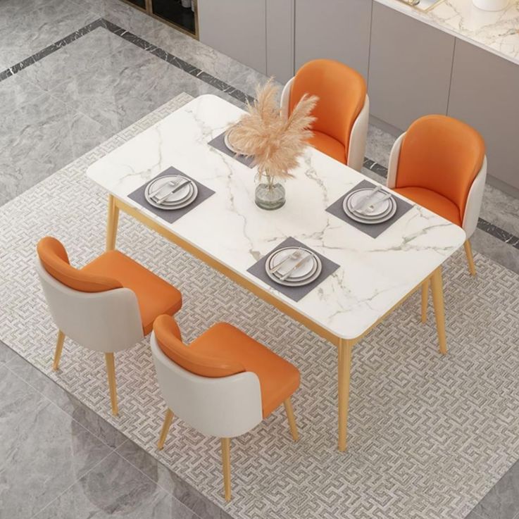 Nordic 1/4/5/7 Pieces Dining Set Sintered Stone Dining Furniture Set /Separate Items