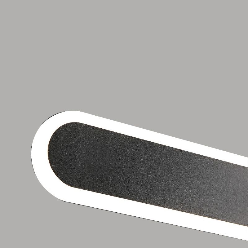 Contemporary Wall Sconce Straight LED Wall Light with Metal for Bedroom
