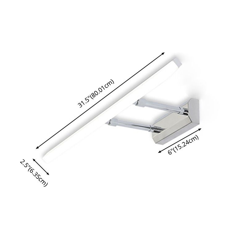 Bar Aluminium Wall Sconce Lighting Simplicity Style LED Wall Mounted Light Fixture