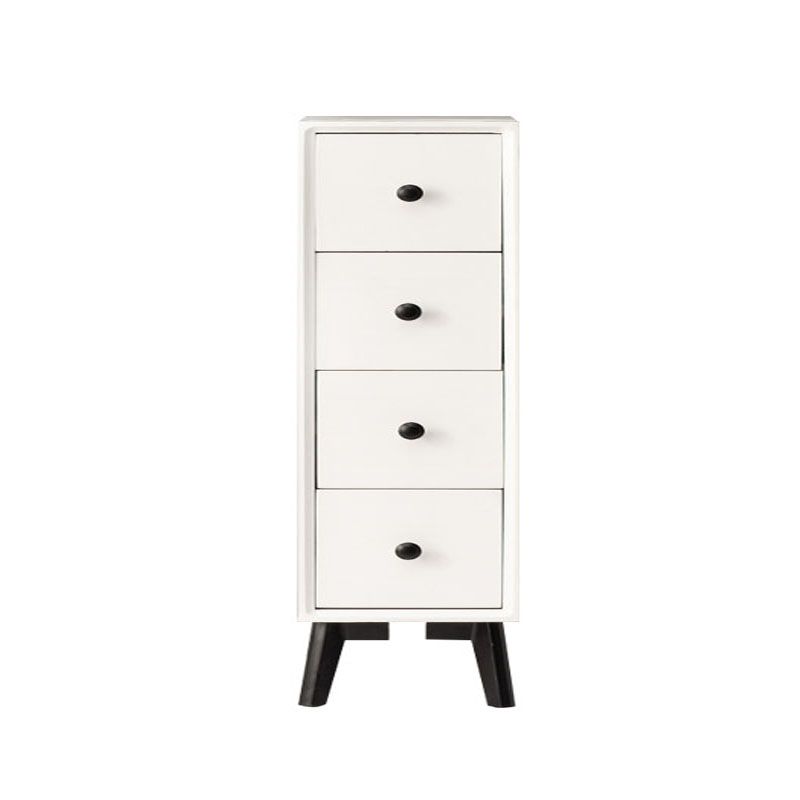 16" W Vertical Wooden Lingerie Chest Modern Storage Chest Dresser with Drawers