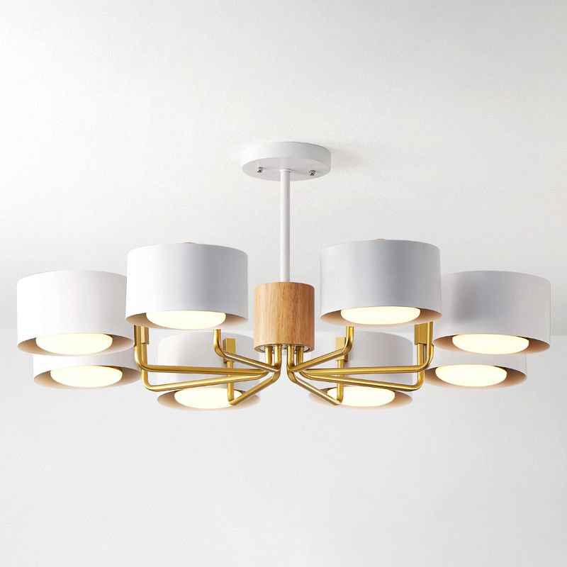 Modern Ceiling Light Wood Light Color of Macarons Bedroom Shop Hotel Light