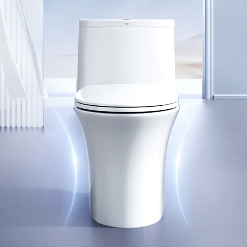 Traditional All-In-One Flush Toilet Floor Mounted Porcelain Toilet Bowl