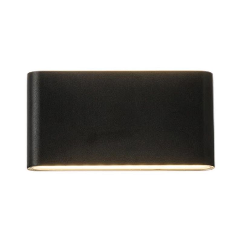 LED Wall Lamp Modern Simple Wall Mount Lamp with Glass Shade for Bedroom