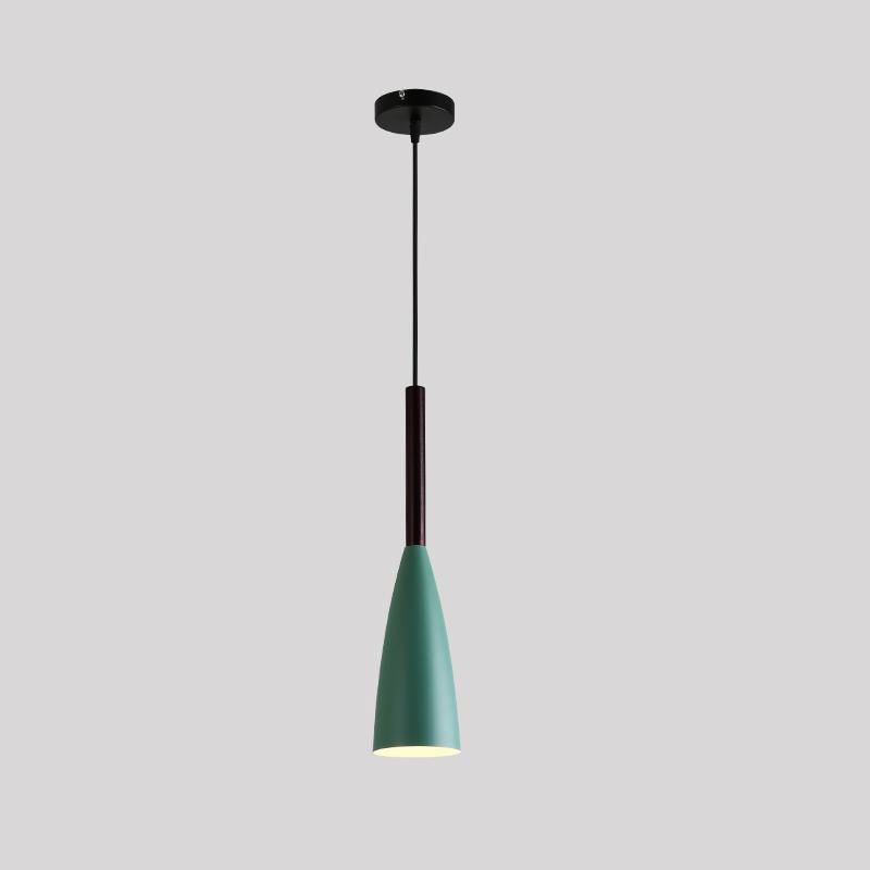 Cone Shape Hanging Light Modern Style Metal 1 Light Hanging Lamp for Restaurant
