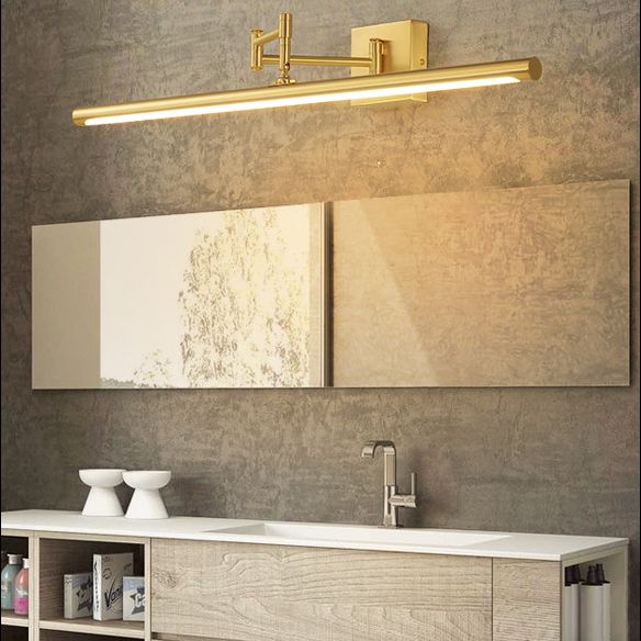 Moderni tubi in stile minimalista Luci da vanità montate a parete con il bagno