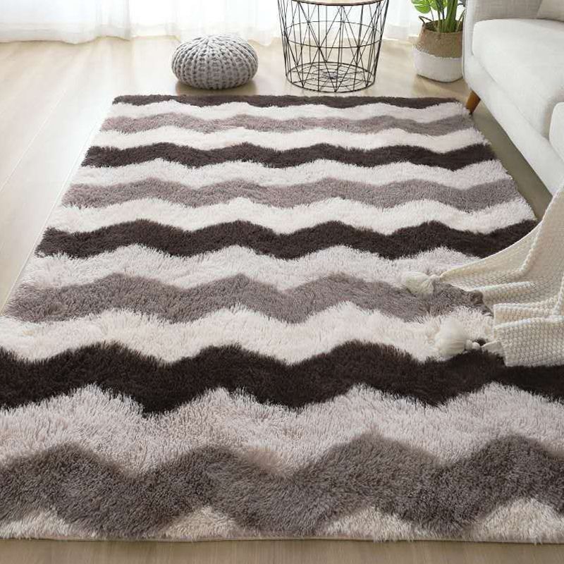 Multicolor Home Decoration Rug Casual Tie Dye Graphic Print Carpet Plush Stain Resistant Pet Friendly Non-Slip Rug