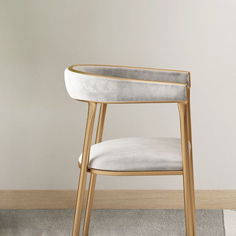 Upholstered Dining Arm Chair Cane Back Dining Chairs for Home Use