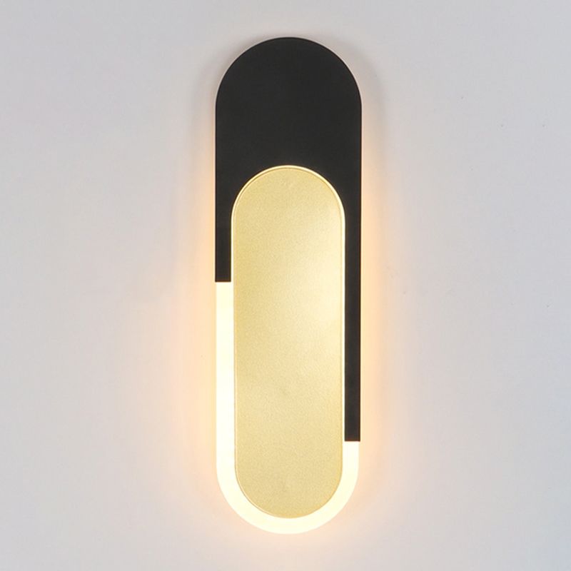 Geometry Shape Wall Light Modern Style Metal 1-Light Wall Mount Light