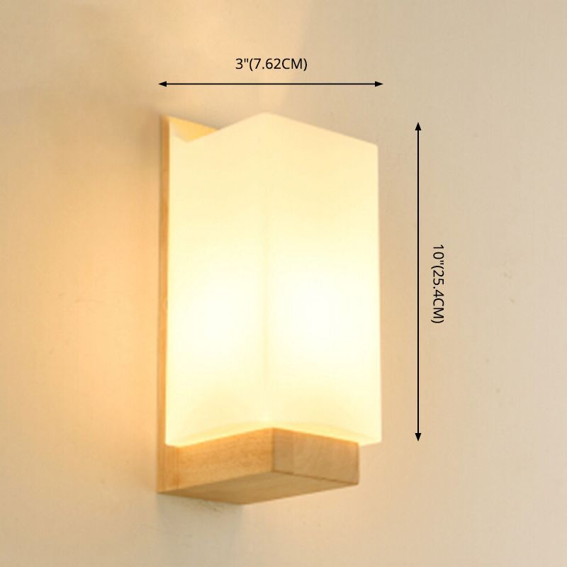 Spherical Wall Disconce Japanese Glass 1 Light Sponces con control inteligente