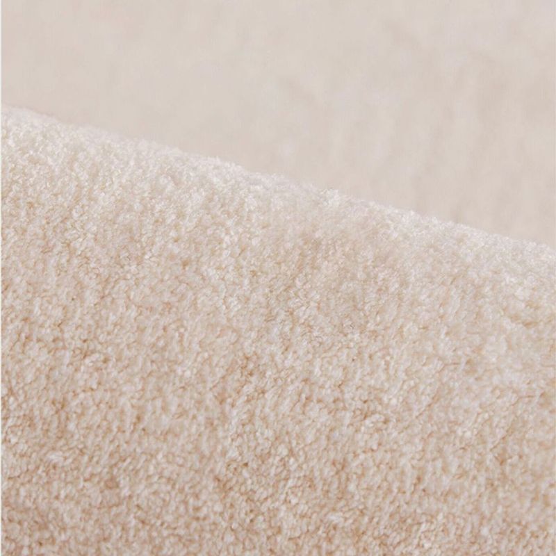 Tapis de couleur de contraste de tapis moderne beige tapis de support sans glissement pour décoration intérieure