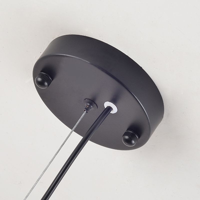 Modern Luxury Firefly Island Pendant Light Wrought Iron Sputnik Ceiling Light with Glass Shade