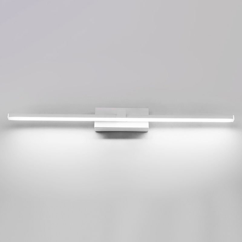 Simplicidad moderna Luces de apliques de pared lineal iluminación metálica de pared para baño