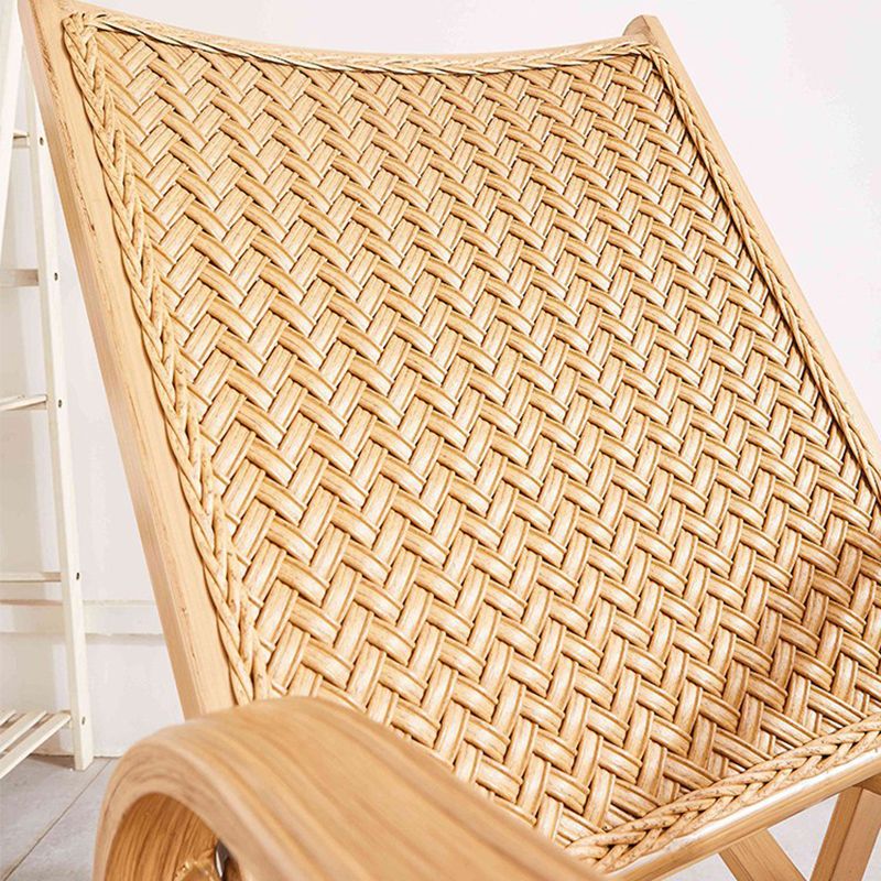 Modern Style Natural Rattan Rocking Chair Indoor Sofa Rocking Chair