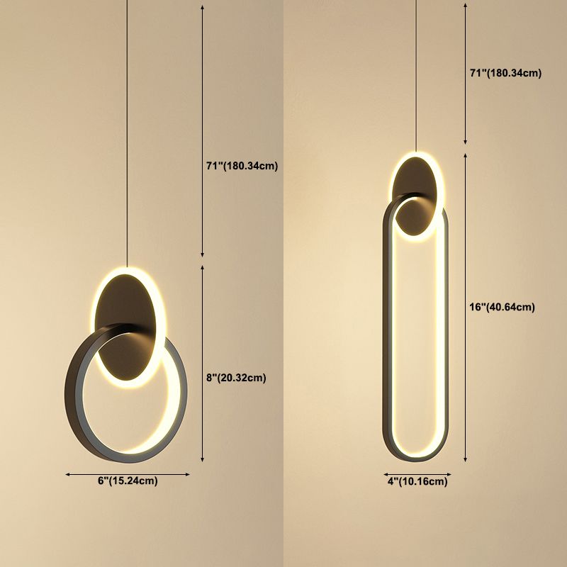 Luminaire pendentif linéaire noir