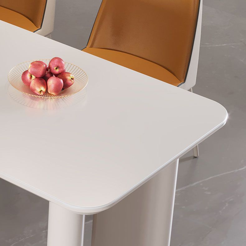 Sintered Stone Dining Table Set 5 Pieces Dining Set for Kitchen