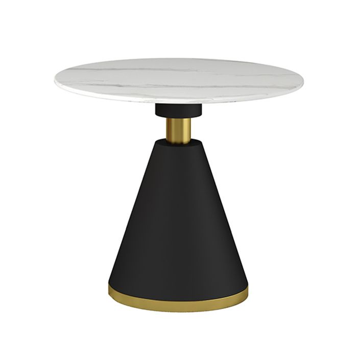 Metal Modern Round Indoor Table Sintered Stone Table for Kitchen