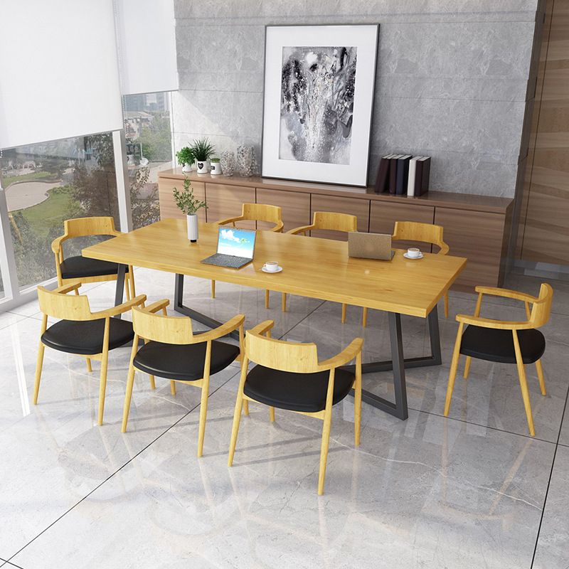 Industrial Dinette Set for Home 1/2/9 Pieces Solid Wood Dining Table Set