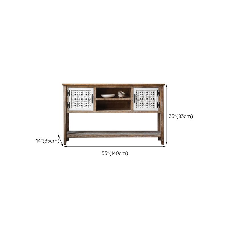 Industrial Rectangle Bar Pulls Accent Cabinet With Doors Cabinet
