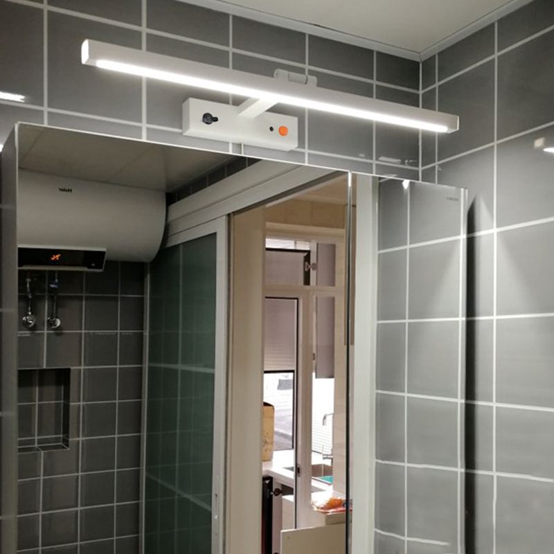 Tonalità lineare a 1 luci luci a parete sconce moderna sfogliare l'illuminazione murale in nero