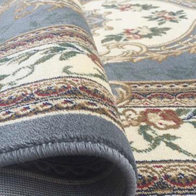 Alfombra de alfombra de alfombra de patrón tribal de mediados de siglo