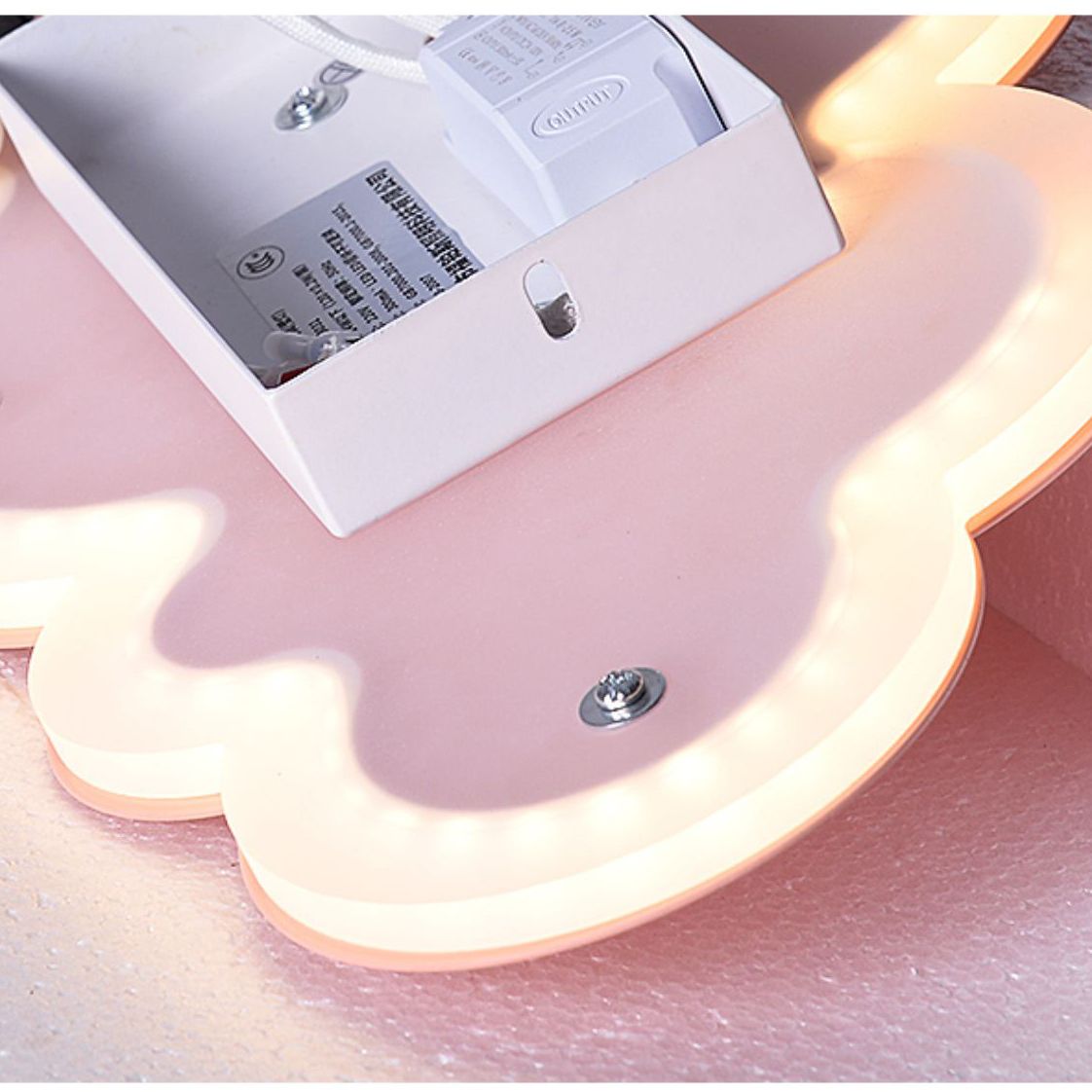 Cloud Shape Macaroon Wall Light Sconce Colorful Acrylic Shade Wall Lamp for Bedroom