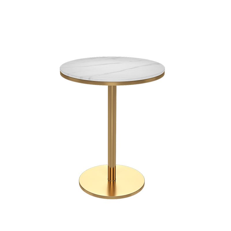 Glam Style Marble Dining Table 1/2/3/4/5 Pieces Dining Set for Home Use