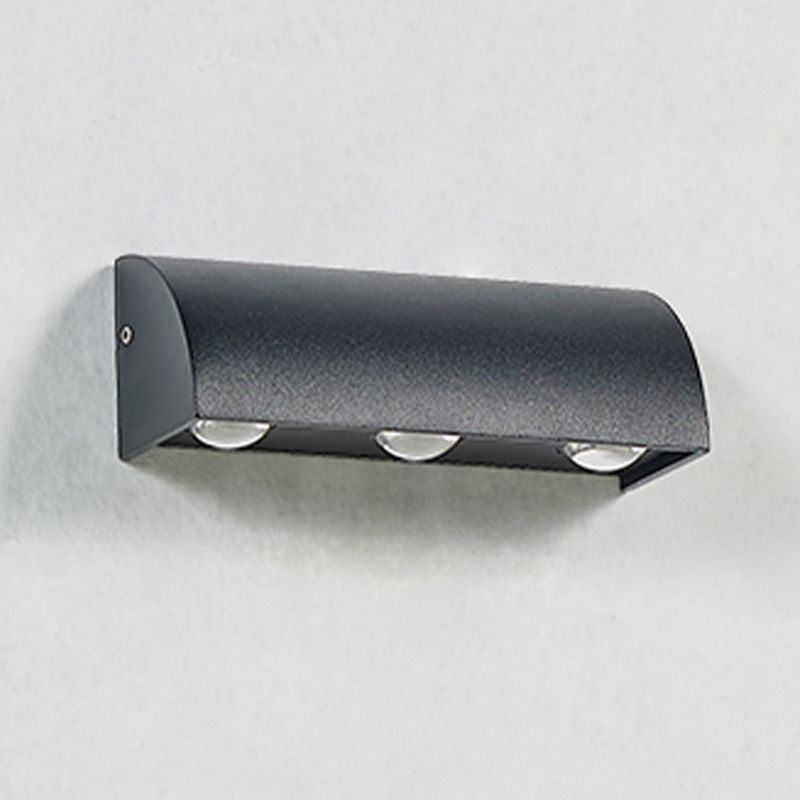 3 Lights Wall Lamp Modern LED Wall Mount Lamp with Aluminum Shade for Garden