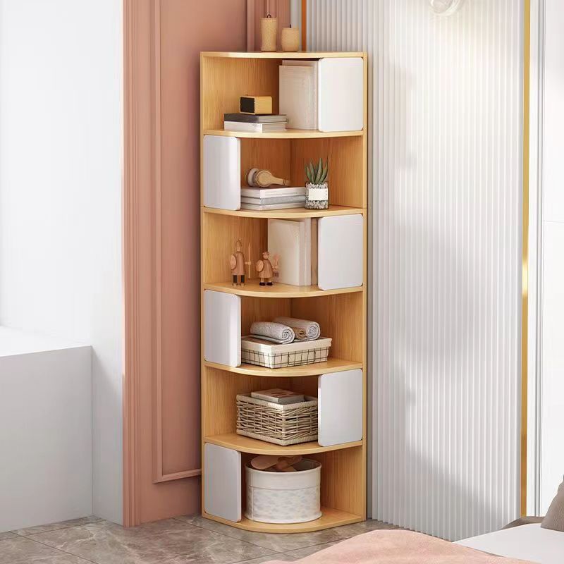 Urban Bookcase Engineered Wood Closed Back Shelf Bookcase for Living Room