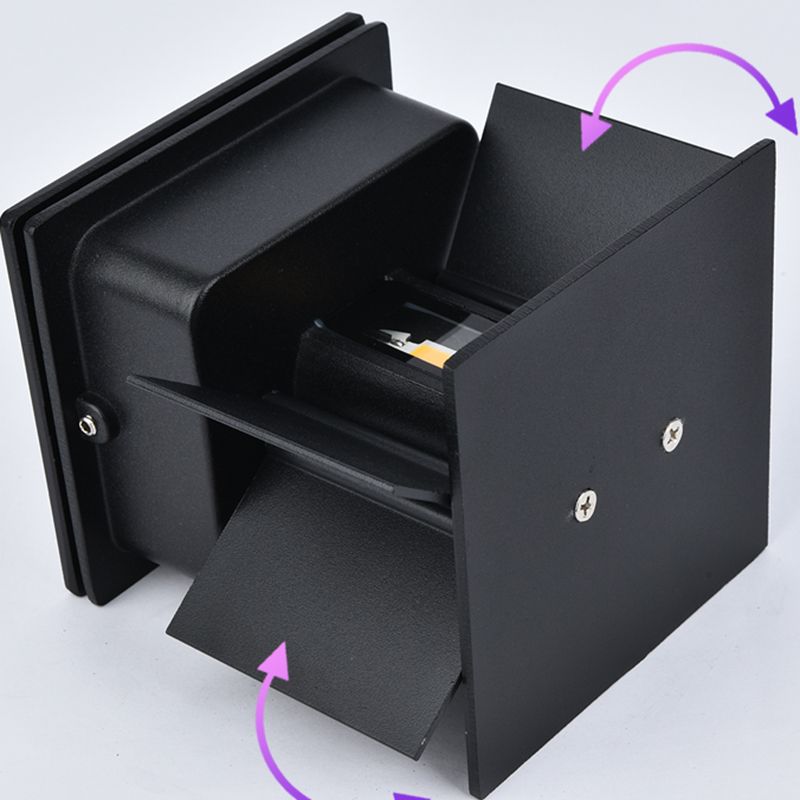 Metal Sconce Light Fixtures Black/White Wall Mounted Lights for Outdoor