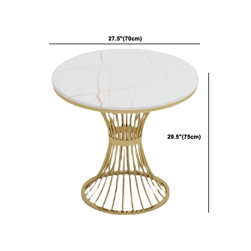 Glam Style Sintered Stone Dining Set 1/2/3/4/5 Pieces Dining Set for Home Use