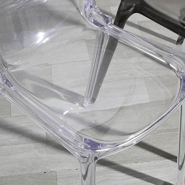 Contemporary Kitchen Dining Side Chair Plastic Parsons Chairs