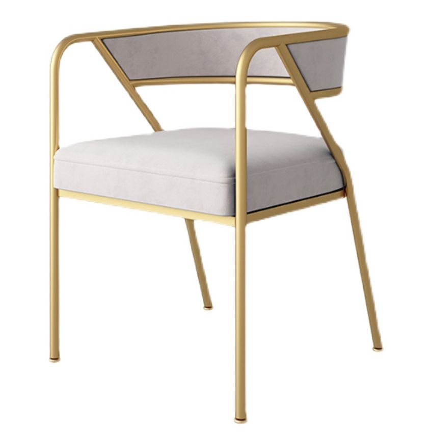 Chaise de salle à manger en métal de Style industriel, chaise d'appoint empilable à dossier ouvert pour la maison