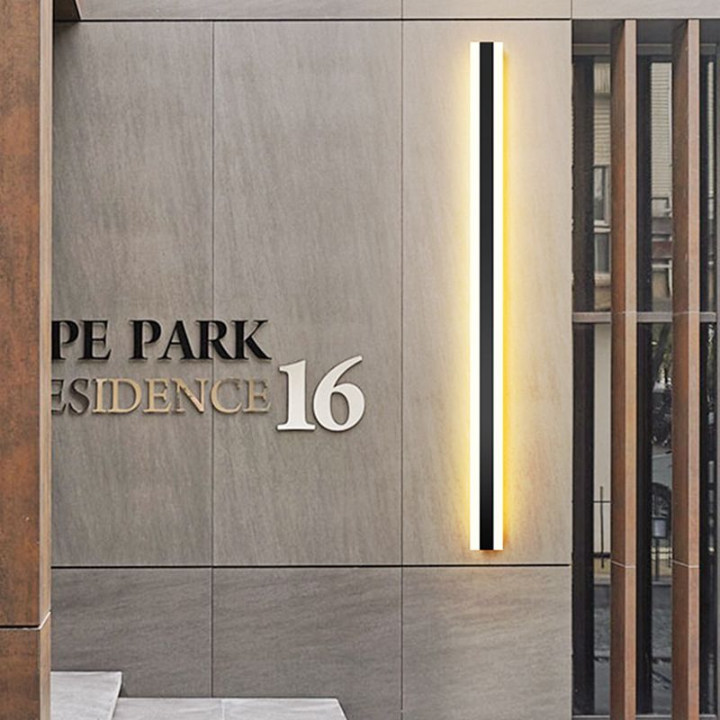 Acconde da parete da parete a 1 linea a 1 luce Moderna illuminazione da parete acrilica per esterno