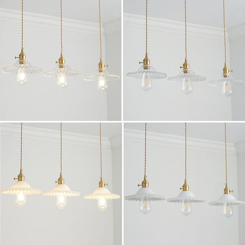 Nordic Pendant Ceiling Light Glass Dining Room Hanging Light Fixture