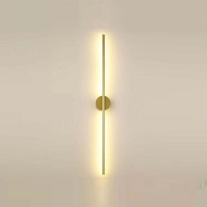 Lineare Wandlampe Aluminium Einfacher LED -Wandleuchten für Schlafzimmer LED -Wandleuchte