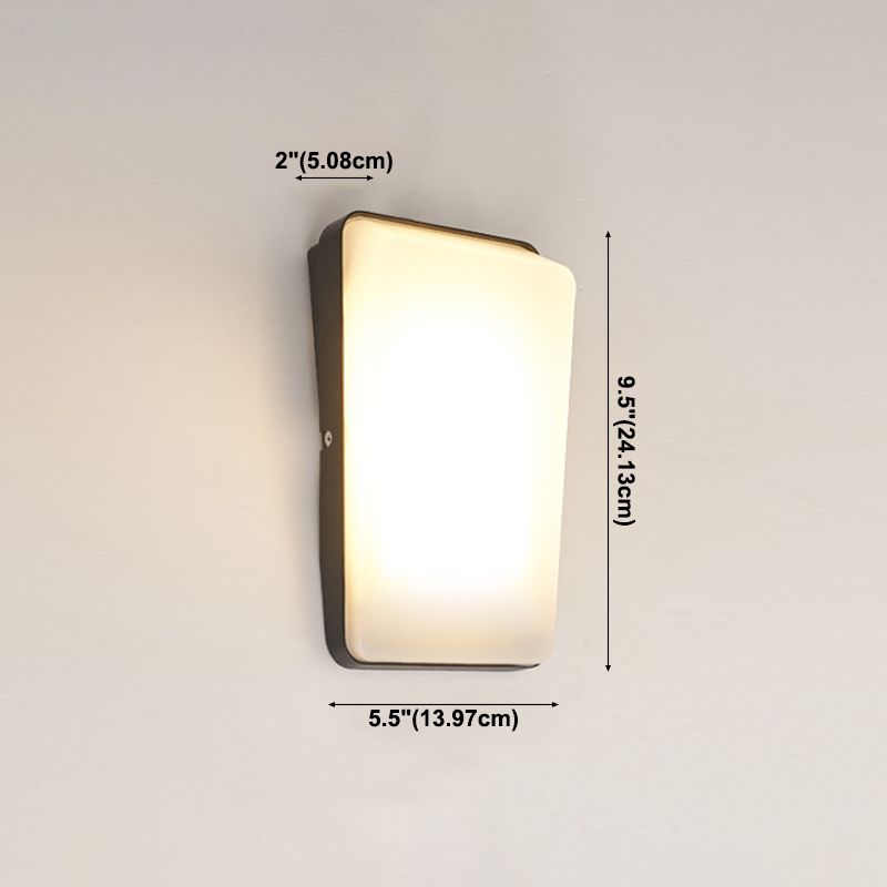 Geometrische Wandbeleuchtung in modernem Acryl 1 leichte LED -Wandlampe im modernen Stil