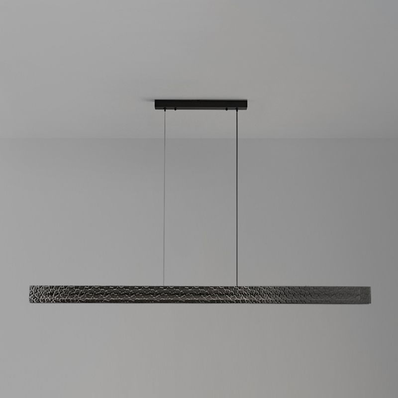 Nordic Style Hanging Lamp Rectangle Shape Island Light Fixture for Bedroom