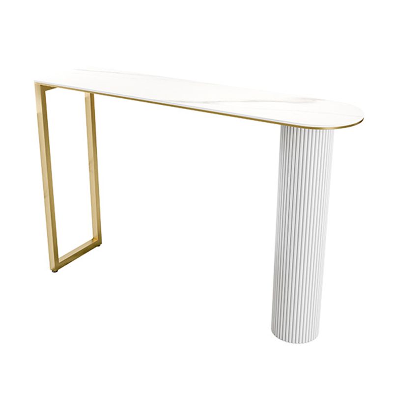 Modern 1/2/5 Pieces Bar Table Set Stone Counter Table with High Stools for Cafe