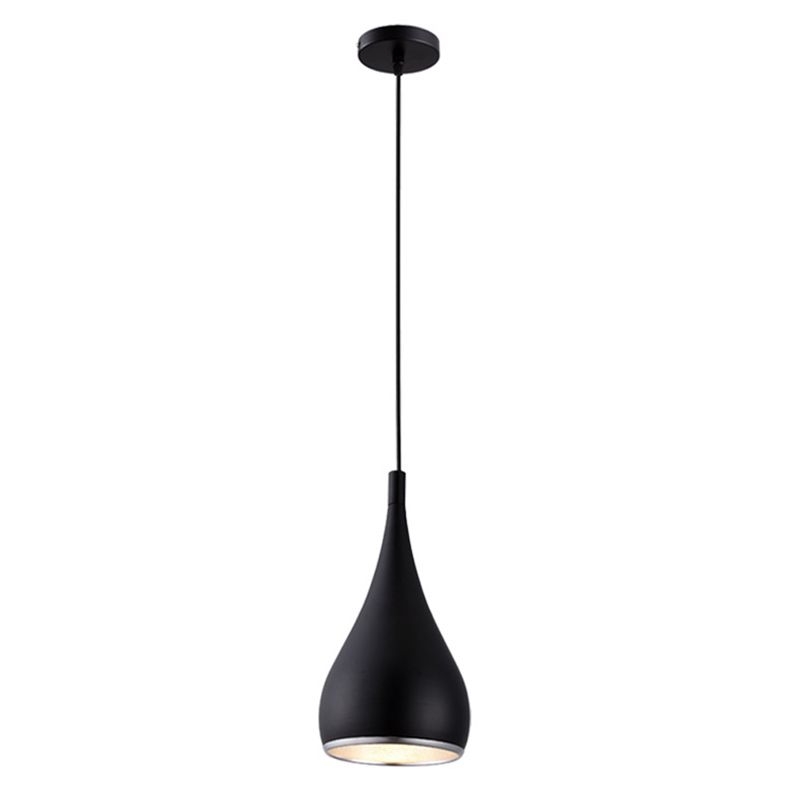 Minimalist Teardrop Pendant Ceiling Light Metal Dinning Room Hanging Ceiling Light