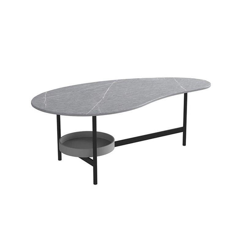 3 Legs Slate Coffee Table Free-Form Nesting Coffee Table Set